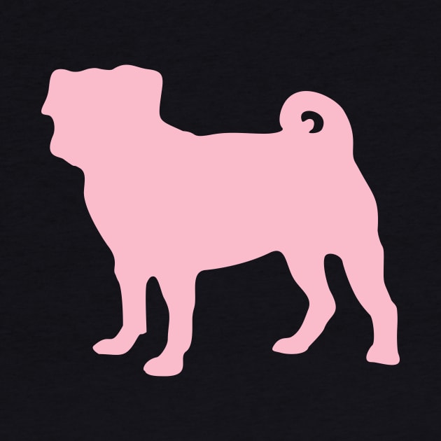Pastel Pink Pug by XOOXOO